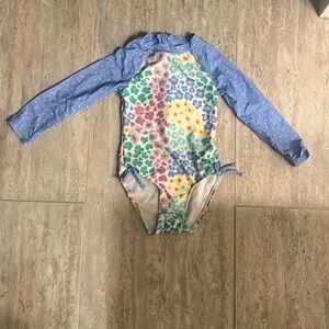 Little Me on piece floral swimsuit 18-24 months